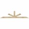 Ekena Millwork Saratoga Rough Sawn Timber Gable Bracket, Douglas Fir, 84"W x 21"H x 4"D x 4"F, 6/12 Pitch GBW084X21X0404SAR00RDF - alternate 1